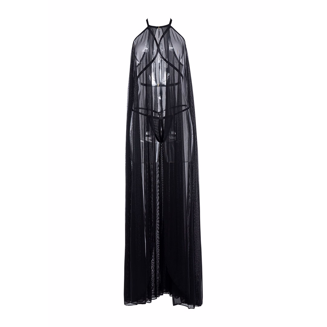 Drama Queen - Cape and String - OS - Black - 4