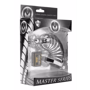 Asylum – Chastity Cage with 6 Rings – M/L – 2 Asylum - Chastity Cage with 6 Rings - M/L - 2