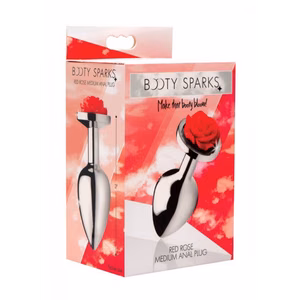 Red Rose - Butt Plug - Medium - 2