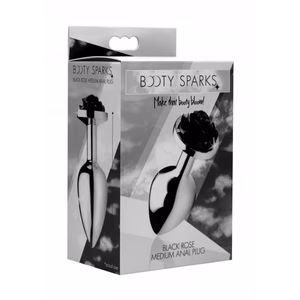Black Rose – Butt Plug – Medium – 2 Black Rose - Butt Plug - Medium - 2