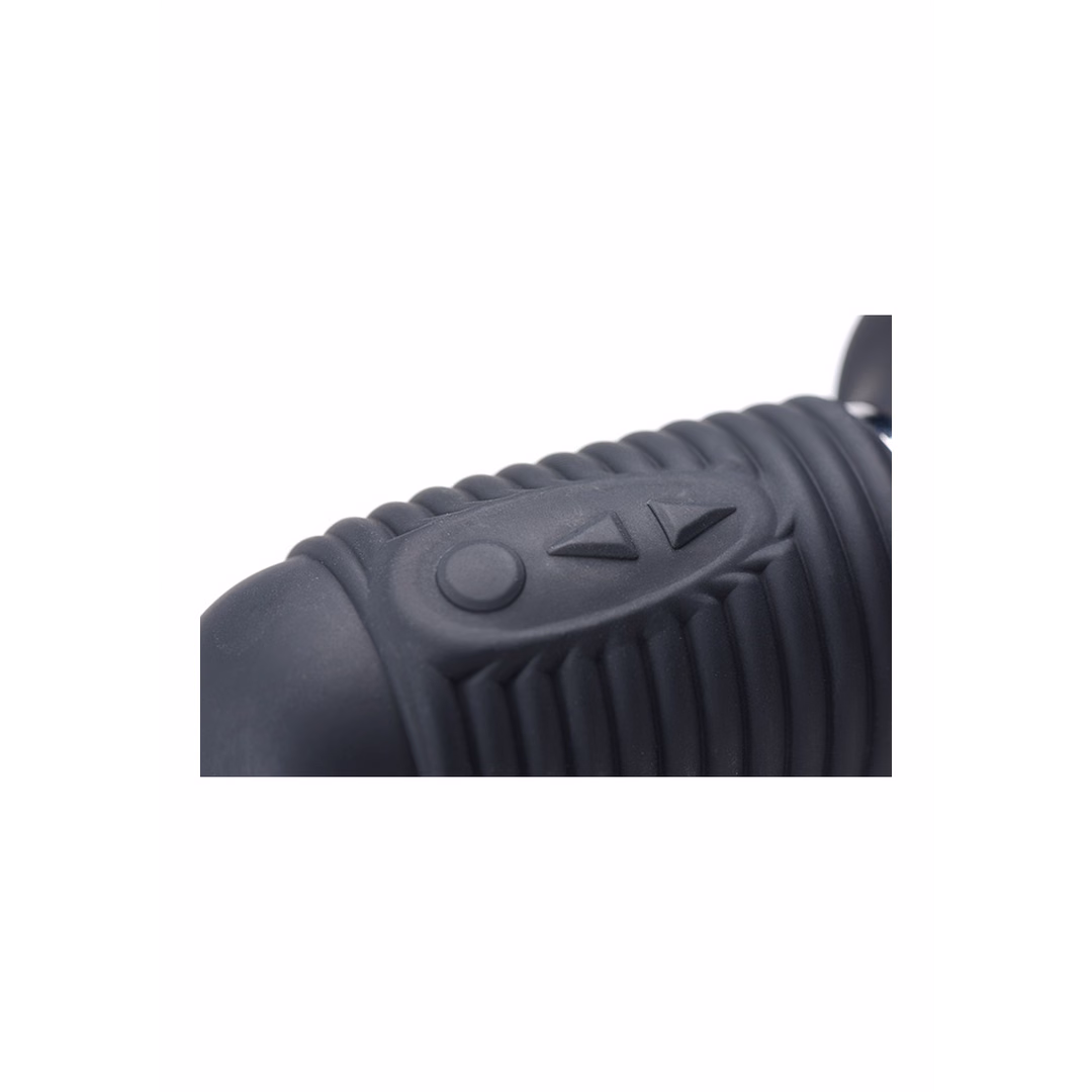 Power Pounder - Vibrating and Thrusting Silicone Dildo - 4