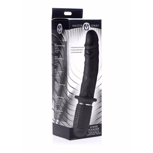 Power Pounder – Vibrating and Thrusting Silicone Dildo – 2 Power Pounder - Vibrating and Thrusting Silicone Dildo - 2