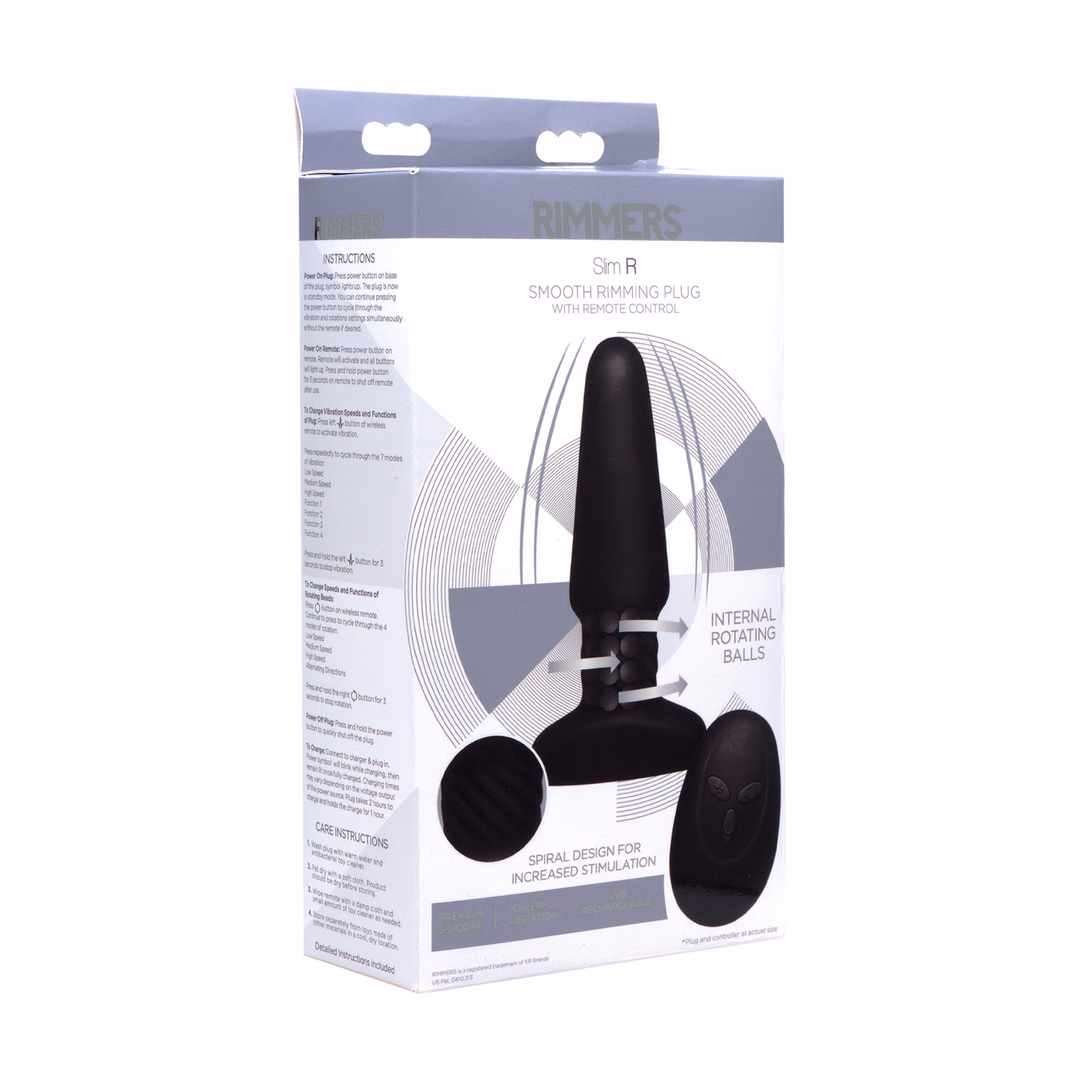 Slim R – Smooth Rimming Plug with Remote Control – 2 Slim R - Smooth Rimming Plug with Remote Control - 2