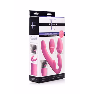Evoke Ergo Fit - Strapless Strap-On with Remote Control - 2