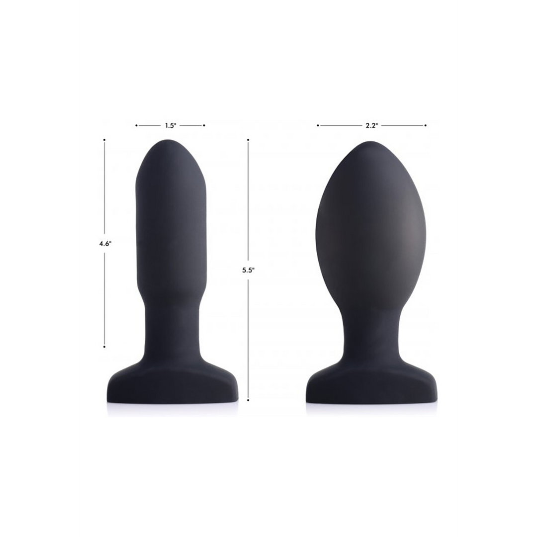 Inflatable Vibrating Silicone Butt Plug - Image 5