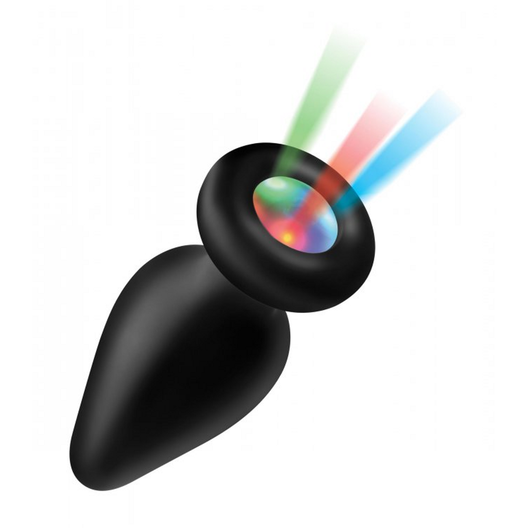 Silicone Light Up Butt Plug - Small - Image 3