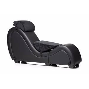 Kinky Sex Chaise with Love Pillows - Black - 2