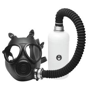 Inhaler - Gas Mask with Bottle - Black