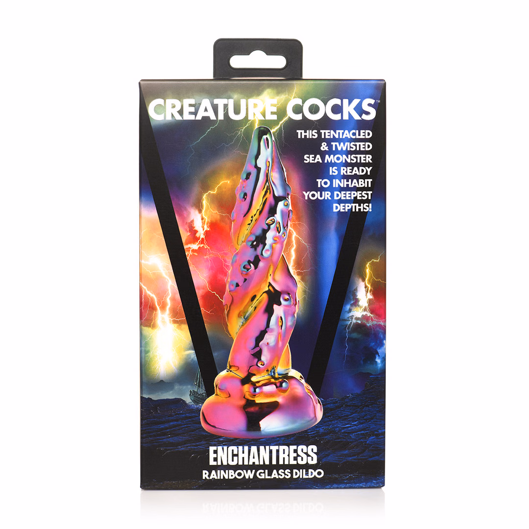 Enchantress - Rainbow Glass Dildo - 2