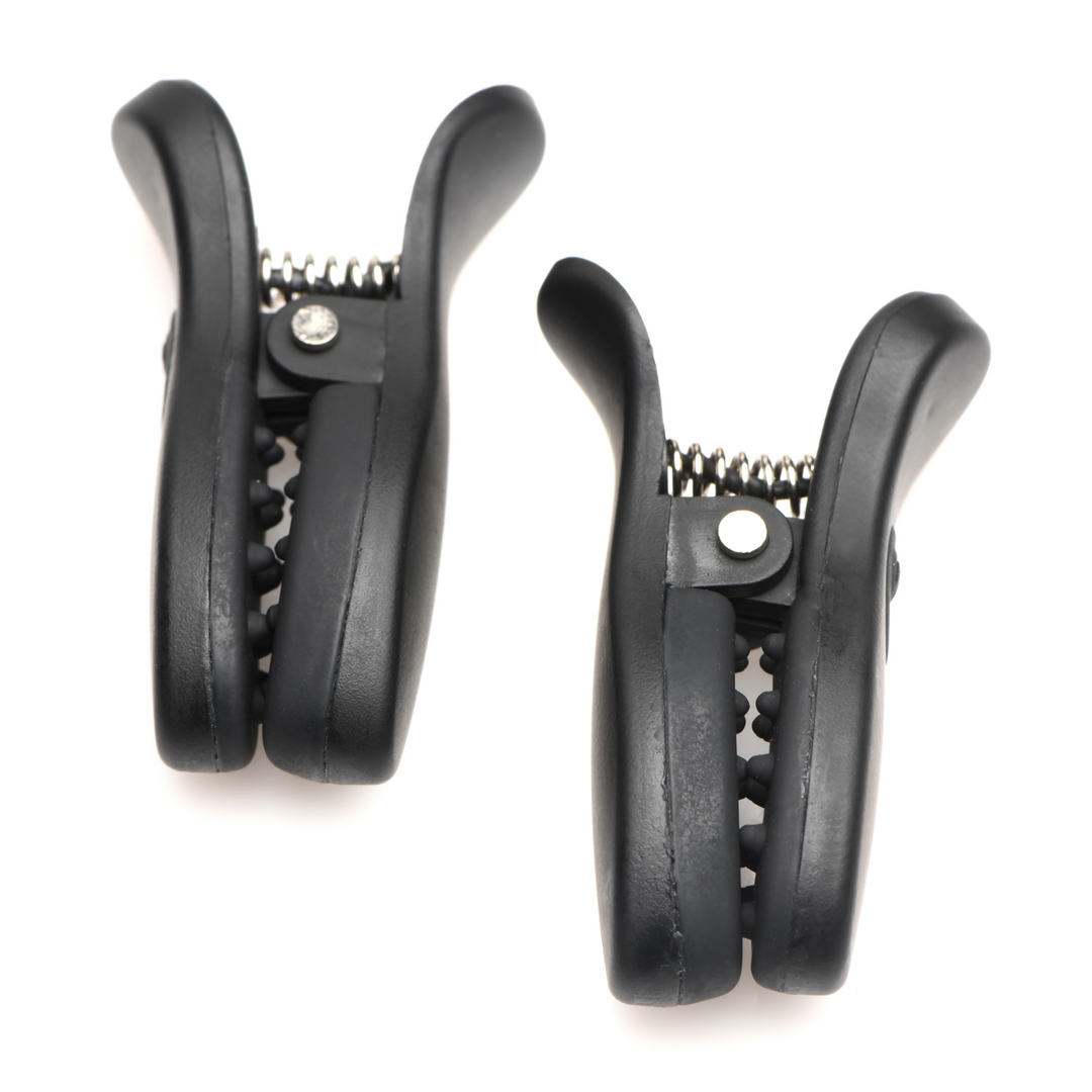 Dark Grip - Vibrating Nipple Clamps - Black - Image 4