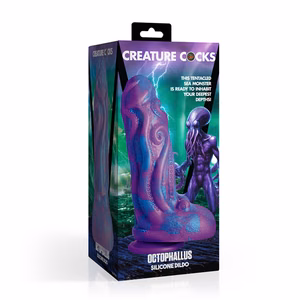 Octophallus - Silicone Dildo - Purple/Blue - 2