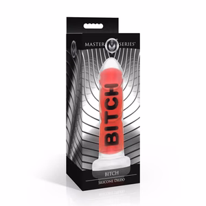 BITCH - Silicone Dildo - Red - 2