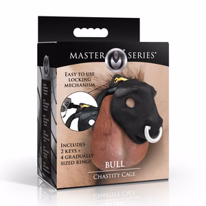 Bull – Chastity Cage – Black – 2 Bull - Chastity Cage - Black - 2