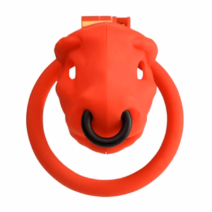 Bull - Chastity Cage - Red