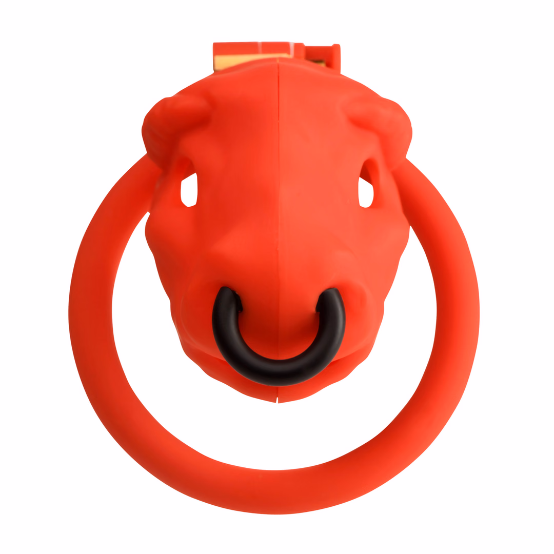 Bull - Chastity Cage - Red