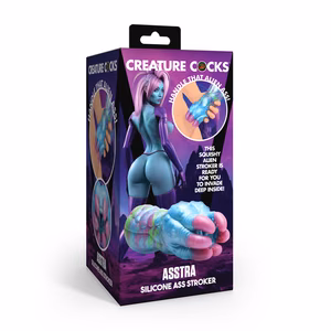 Asstra – Silicone Ass Stroker – Blue/Purple – 2 Asstra - Silicone Ass Stroker - Blue/Purple - 2
