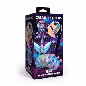 Ursa - Silicone Pussy Stroker - Blue/Purple - 2