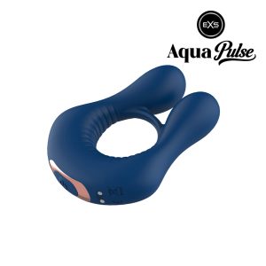 EXS AquaPulse - Poseidon - Vibrating Performance Ring - Blue