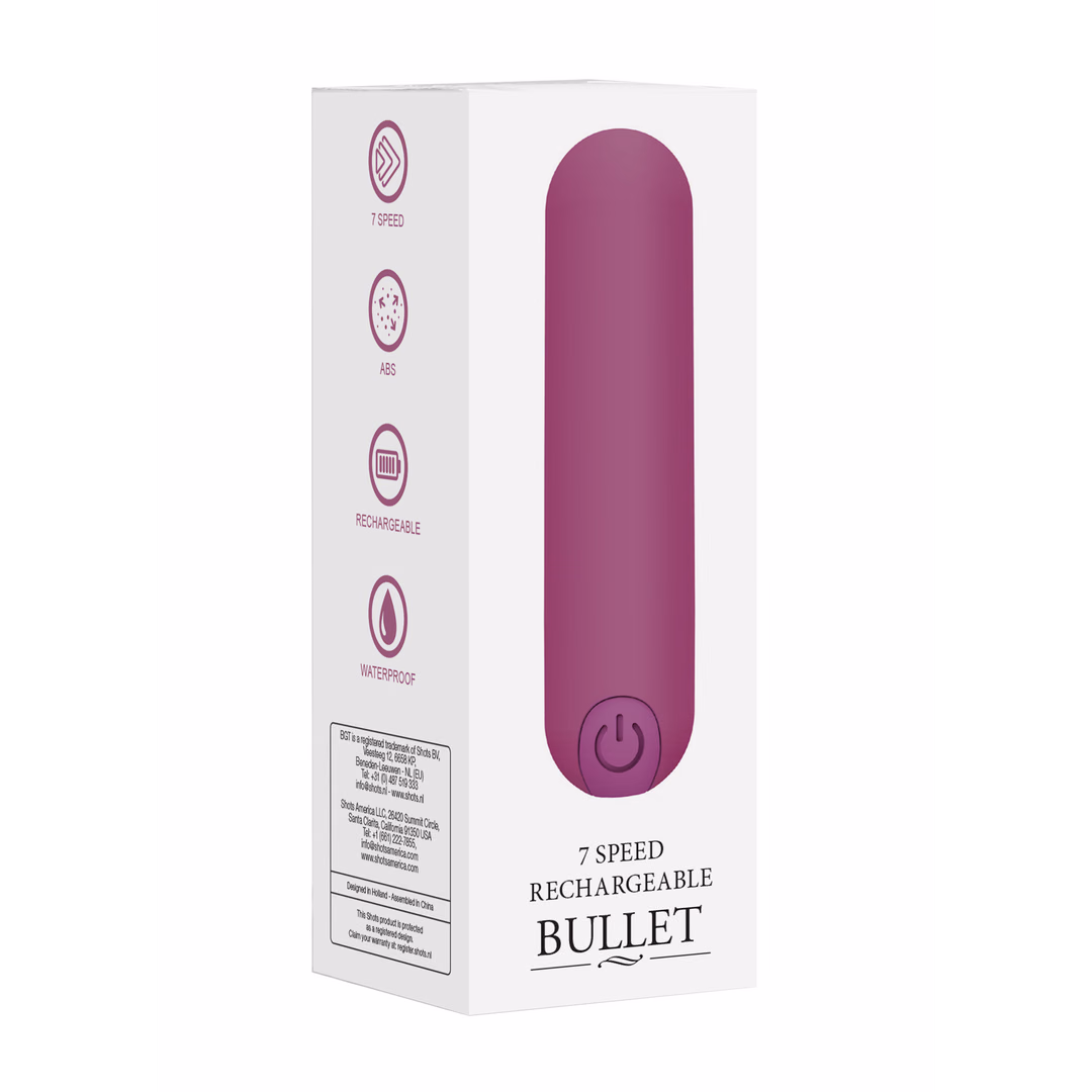 10 Speed Rechargeable Bullet – Purple – 2 10 Speed Rechargeable Bullet - Purple - 2