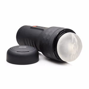 Tightening and Vibrating Masturbator - Black