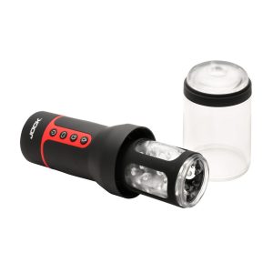 Auto Spin - Spinning and Thrusting Masturbator - Transparent/Black
