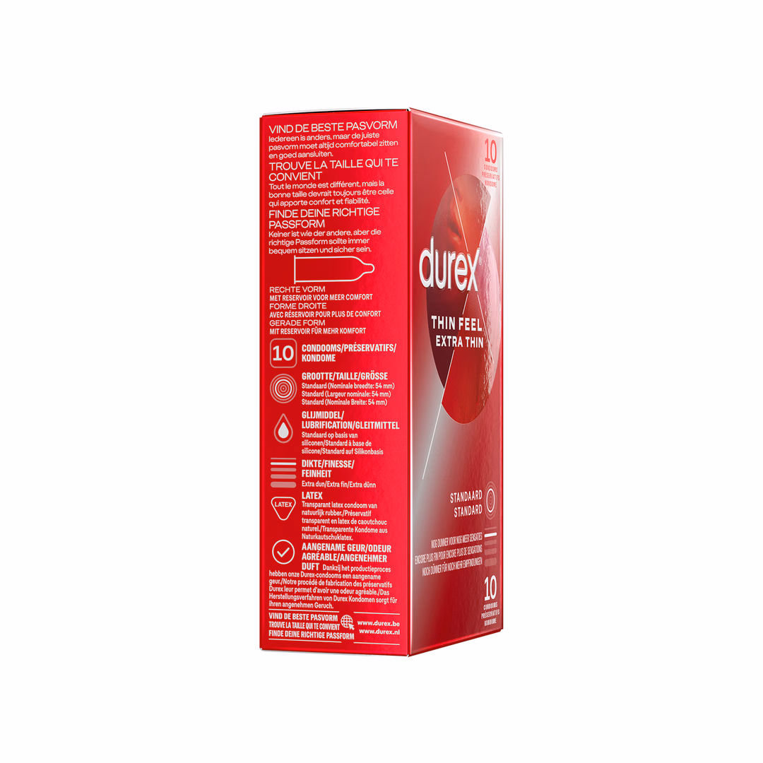 Thin Feel Extra Thin - Condoms - 10 Pieces - 3