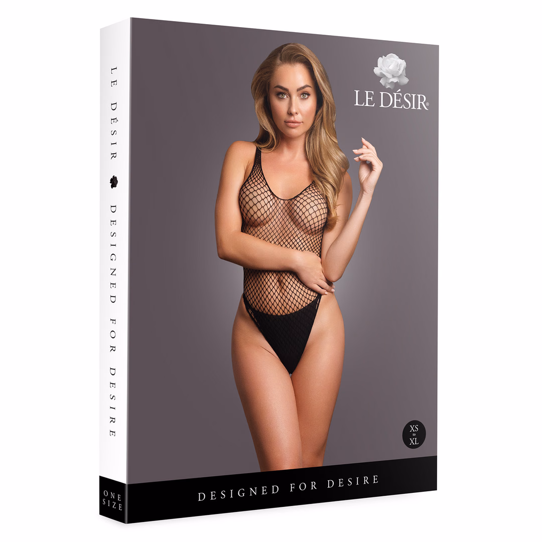 Body with Fishnet Structure – One Size – Black – 2 Body with Fishnet Structure - One Size - Black - 2