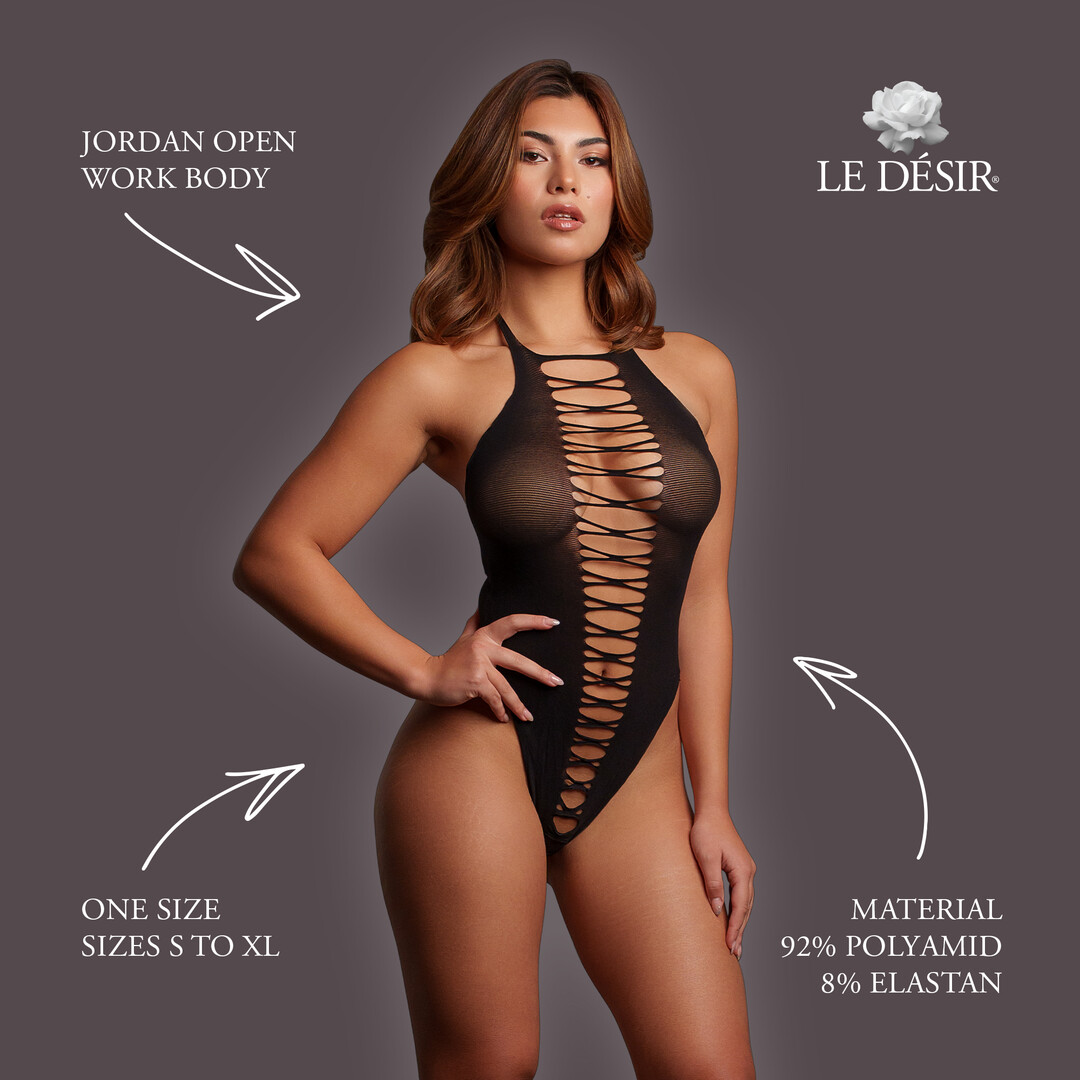 Jordan - Open Work Body - One Size - Black - Image 5