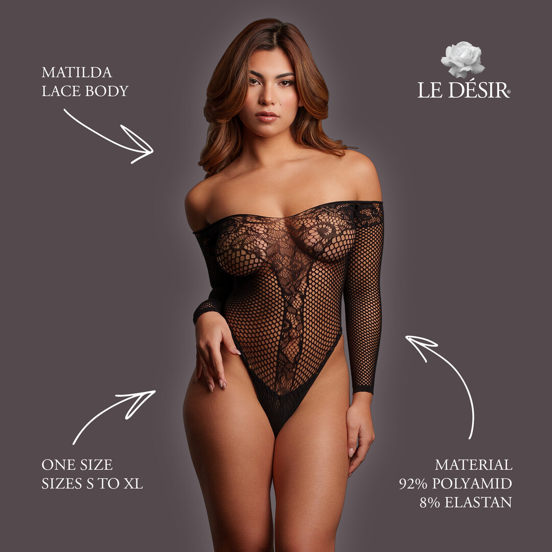 Matilda - Lace Body - One Size - Black - Image 5