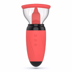Scarlet - Vibrating and Suction Vulva Pump - Red