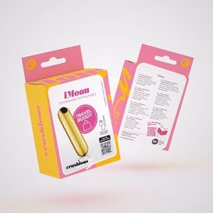 iMoan – Rechargeable Vibrating Bullet – Golden – 2 iMoan - Rechargeable Vibrating Bullet - Golden - 2