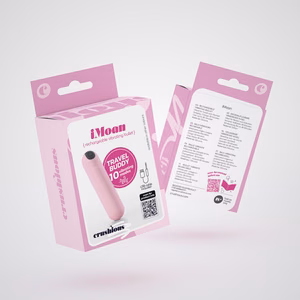 iMoan - Rechargeable Vibrating Bullet - Baby Pink - 2