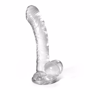 Hudini - Jelly Flexible Anal Dildo - 6.9/ 17,5 cm - Clear