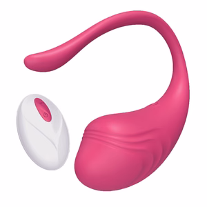 Tamago - Rechargeable Vibrating Egg with Remote Control - Pink
