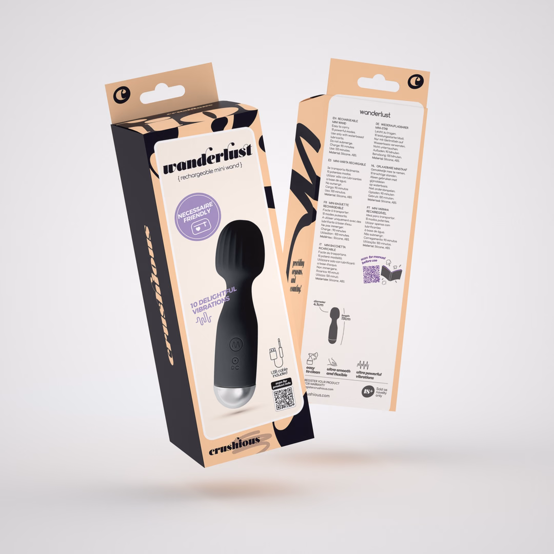 Wanderlust - Mini Wand Massager - Black - 2