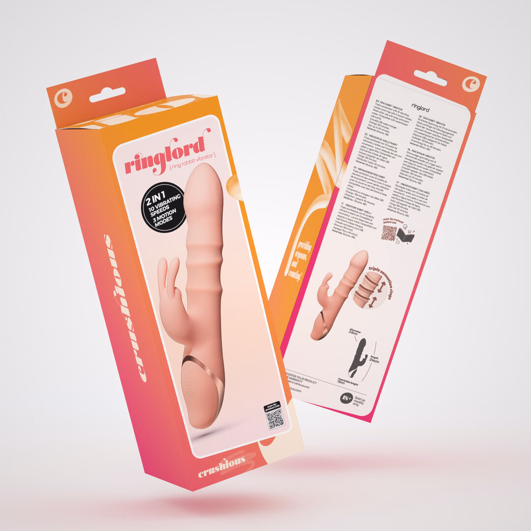 Ringlord – Ring Rabbit Vibrator – Pink – 2 Ringlord - Ring Rabbit Vibrator - Pink - 2