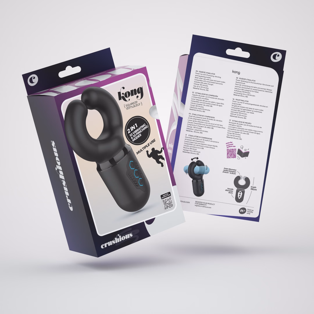 Kong - Masturbator with Pressure - Black - 2
