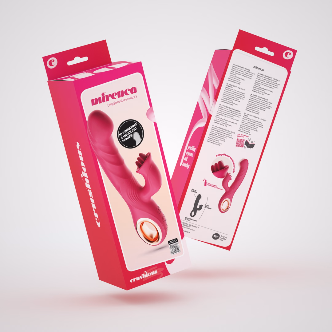 Mirenca – Wiggle Rabbit Vibrator – Pink – 2 Mirenca - Wiggle Rabbit Vibrator - Pink - 2