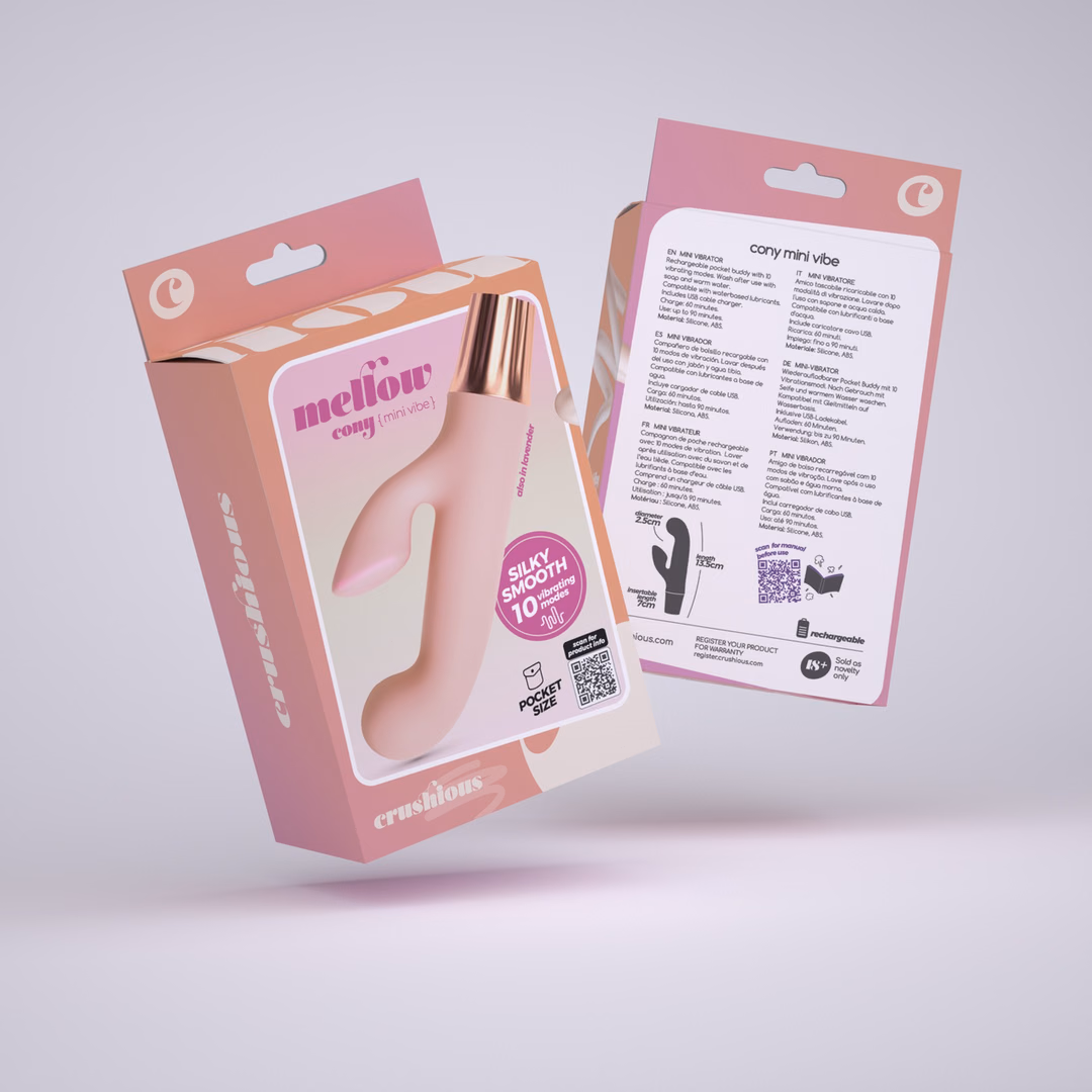 Mellow Cony - Mini Rabbit Vibrator - Pink - 2