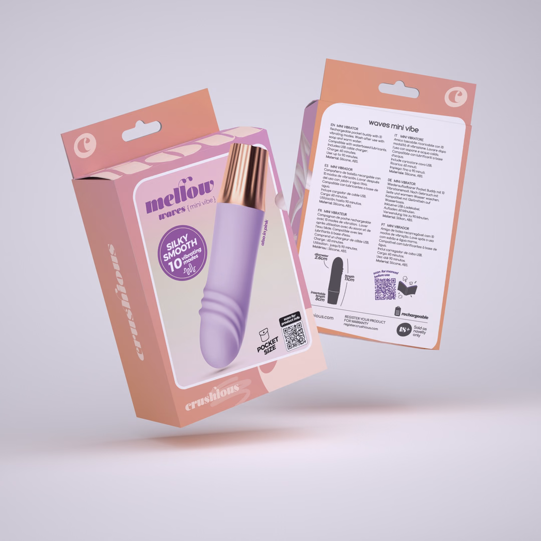 Mellow Waves - Mini Vibrator - Lavender - 2