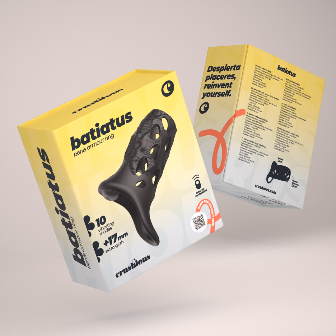 Batiatus - Vibrating Penis Armour Ring - Black - 2