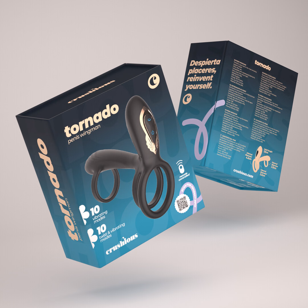 Tornado – Rotating Penis Armour – Black – 2 Tornado - Rotating Penis Armour - Black - 2