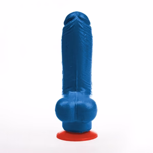 Tyr M - Realistic Dildo with Balls - 5.1 / 13 cm - Blue - 2