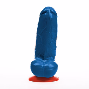 Freyr S - Realistic Dildo with Balls - 4.7 / 12 cm - Blue - 2