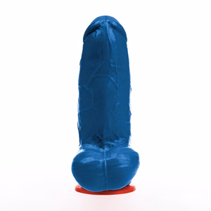 Freyr M - Realistic Dildo with Balls - 5.9 / 15 cm - Blue - 2