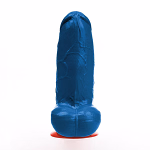 Freyr XL - Realistic Dildo with Balls - 8.3 / 21 cm - Blue - 2