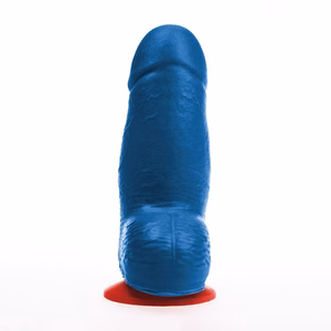 Dagr S – Realistic Thick Dildo with Balls – 4.5 / 11,5 cm – Blue – 2 Dagr S - Realistic Thick Dildo with Balls - 4.5 / 11,5 cm - Blue - 2