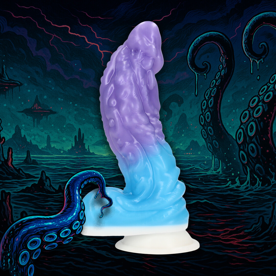Galactic Hydra - Silicone Dildo - Purple/Blue - Image 4