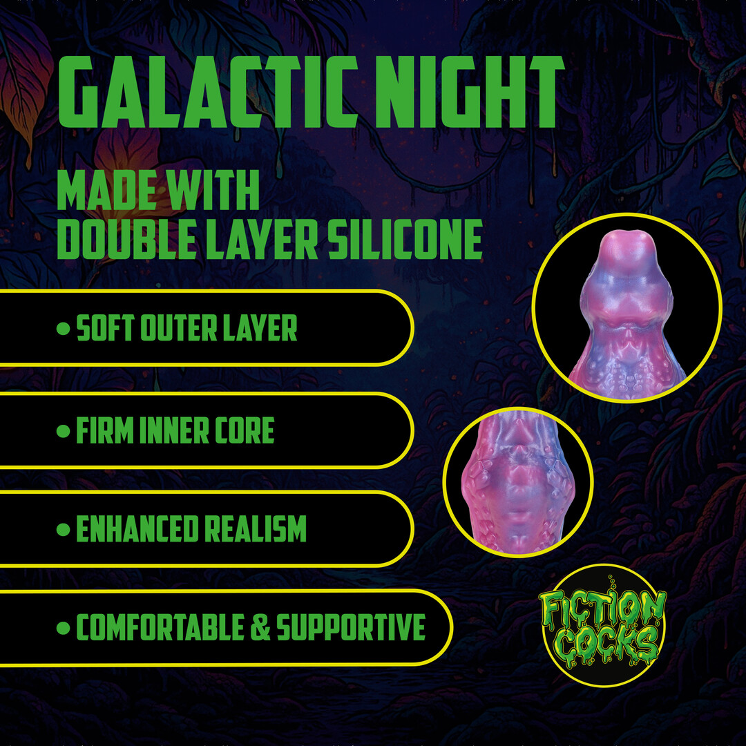 Galactic Night Fiend - Silicone Dildo - Purple - Image 3
