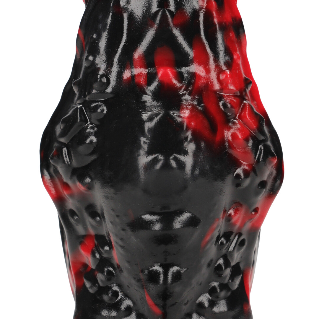 Hell Night Fiend - Silicone Dildo - Red/Black - Image 5